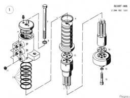 1432866 Ремкомплект поворотной колоны O&amp;K MH 6