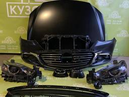 2017 18 Mazda 6 Бампер передний, решетка, фары, капот GJ Мазда 6