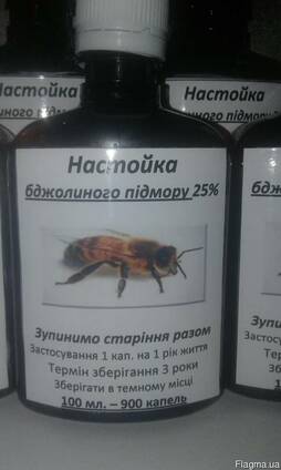 25% настойка бджолиного підмору