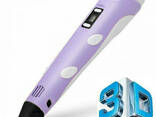 3D ручка горячая ручка Smart 3D Pen 2 Purple - фото 1