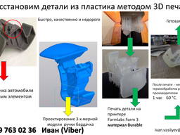 3Д сканирование, 3Д печать, реверс-инжиниринг