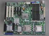 8 ядерный комплект Supermicro X7DCA-3 2x процессра Xeon E5440 24Gb DDR2 ATI Radeon HD - фото 3