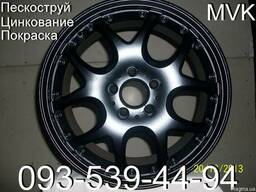 Полимерная покраска с пескоструйкой