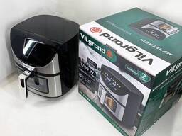 Аерофритниця електрична безмасляна ViLgrand VAF6017WDS 1700 Вт 6 л, Домашня кухонна...