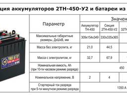 Аккуммуляторные батареи для магистральных и маневровых тепловозов