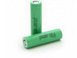 Аккумулятор 18650 Li-Ion Samsung INR18650-25R, 2500mAh, 20A, 4.2/3.6/2.5V, цена за шт. ..