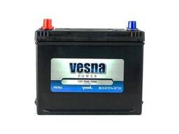 Аккумулятор автомобильный Vesna 70 Ah/12V Vesna Japan (415 370)