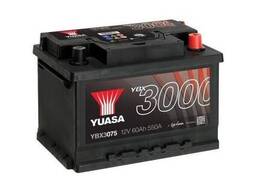 Аккумулятор автомобильный Yuasa 12V 60Ah SMF Battery (YBX3075)