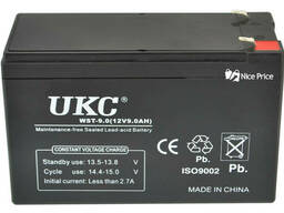 Аккумулятор батарея UKC WST-9.0 12V 9Ah Black (2386)