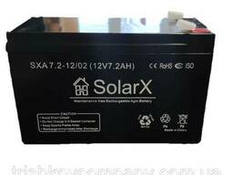 Аккумуляторная батарея SolarX SXA 7,2-12 (12V 7,2Ah)