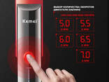 Аккумуляторная машинка Kemei для стрижки волос беспроводная машинка-триммер для ухода. ..