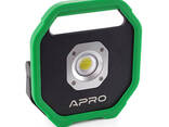 Аккумуляторный светодиодный прожектор 10 Вт (Li-ion 3.7 V 4400 мА·ч) APRO - фото 1