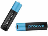 Аккумуляторные батарейки Proove Compact Energy 2шт AA (Li-ion, 1600 mAh, 1.5v, 2шт). Blue - фото 3