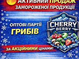 Активний продаж замороених грибів