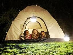 Акумуляторна кемпінгова LED лампа світильник із сонячною панеллю 5 режимів до 8 годин X-Ba