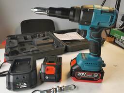 Акумуляторний заклепувач WOSAI 2014, 2 акумулятори 3 а/год дека Makita