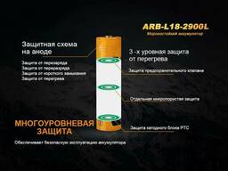 Акумулятор 18650 Fenix 2900 mAh (ARB-L18-2900L)