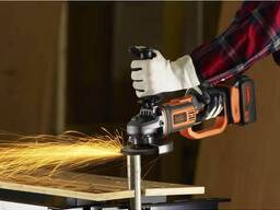 Акумуляторна кутова шліфувальна машина Black+Decker BCG720M1 : з АКБ 18В 4Аh, диск 125. ..