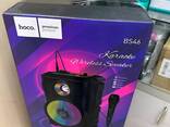 Акустика-караоке HOCO BS46 Mature outdoor BT speaker FM-приемник|Зарядка плеера/смартфона| - фото 3