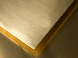 Латунный лист Л63 25,0*600*1500 мм