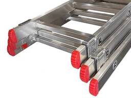 Алюминиевая трёхсекционная лестница Scala.TOP Flexireach 3x7 ступеней