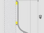 Алюминиевый плинтус Multi Effect, Польша 40/50Х16х2700 мм. - фото 3