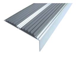 Алюминиевый порог с резиновой вставкой противоскользящий 3м