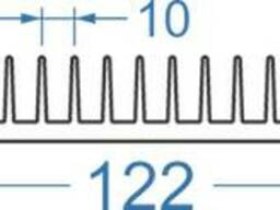 Алюминиевый радиаторный профиль 122x26