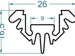 Алюминиевый светодиодный профиль 26х16,5