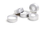 Алюминиевые обжимные крышки 20 мм с септой PTFE/Silicone для парофазных виал 22,5 мм. 100 - фото 1
