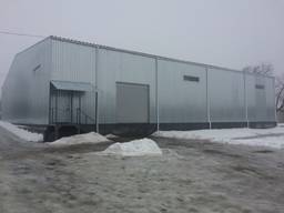 Ангар с облицовкой 10,0х20,0 высота 5,0 м