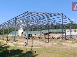 Каркас ангару 18х54х5 під виробництво, склад, ферми, навіс