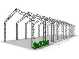 Ангар двоскатний Аграрник 9х27х4