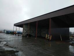 Строітельство ангара ПІД ключ із Б/У каркаса від 1700грн/м2 Навіс