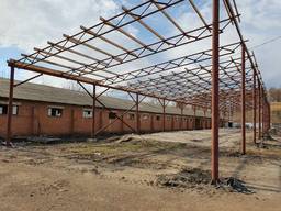Б/У склад ангар навес каркас 10*80 (под ключ 1 360 000 грн)