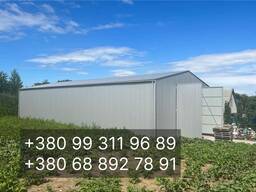 Ангар для зерна Склад Зернохранилище 12х24(288 м²) под ключ