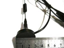 GSM антенна 900/1800 МГц 5 дБ на магнитной основе с переходником N-F, RG174 50 см