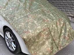 Антитепловизорный тент 2х3 двухсторонний коричневый / зелёный. Анти-тепловизор на. ..