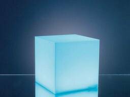 Аренда LED стол-стул куб 50х50х50 см