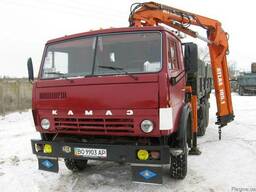 Аренда Самосвал с манипулятором Atlas КАМАЗ 13 тонн