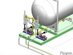 Арматура и оборудование для обвязки газопроводов и резервуар