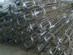 Арматурные каркасы для буронабивных и буроинъекционных свай.