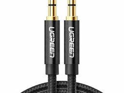 Аудиокабель 3,5 на 3,5 Ugreen AV112 Cable Gold Plated Metal Case with Braid (3 pin...