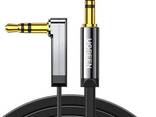 Аудиокабель mini jack 3,5 mm Ugreen Straight to angle flat cable с угловым L-образным. .. - фото 6