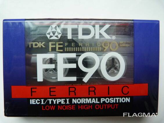 Аудиокассета новая, запечатаная TDK FE90