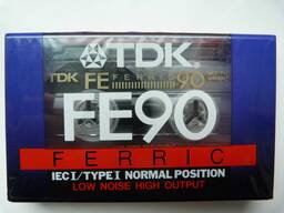 Аудиокассета новая, запечатаная TDK FE90