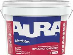 Aura Mattlatex Глубокоматовая моющаяся акриловая краска для стен