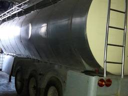 Авто цистерна BURG нержавейка пищевая термичка полуприцеп 26600 литров