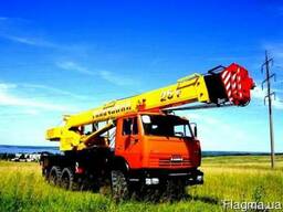 Автокран 25т На шасси Краз