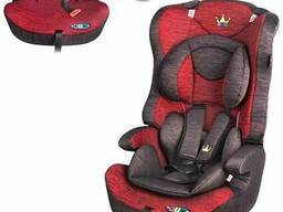 Автокресло детское KIM 4583-4681 HB616 (9-36 кг) группа 1-2-3 Grey-Red (4583-4681. ..